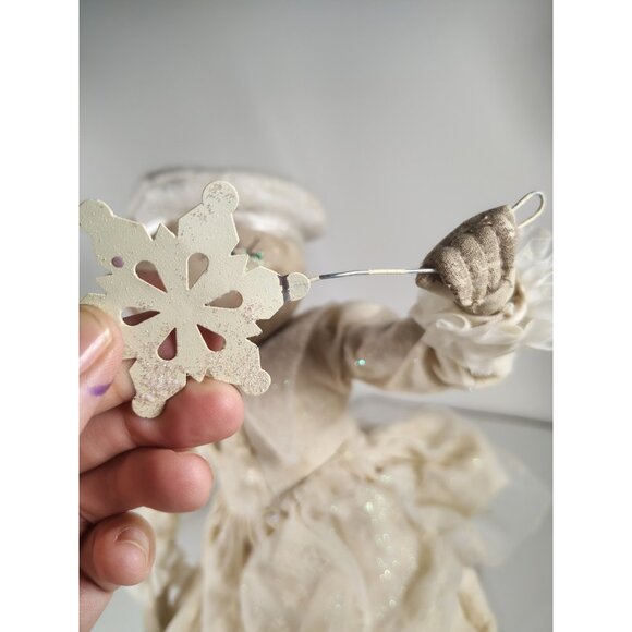 Joe Spencer Gathered Traditions Doll Winter Pixie Marie Snow Woman Person w/tag - Picture 4 of 11